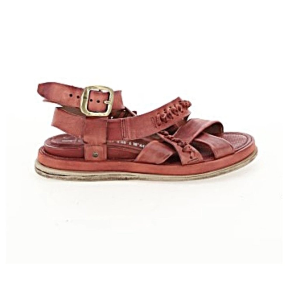 A.S. 98 Rust Cross Knot Sandal